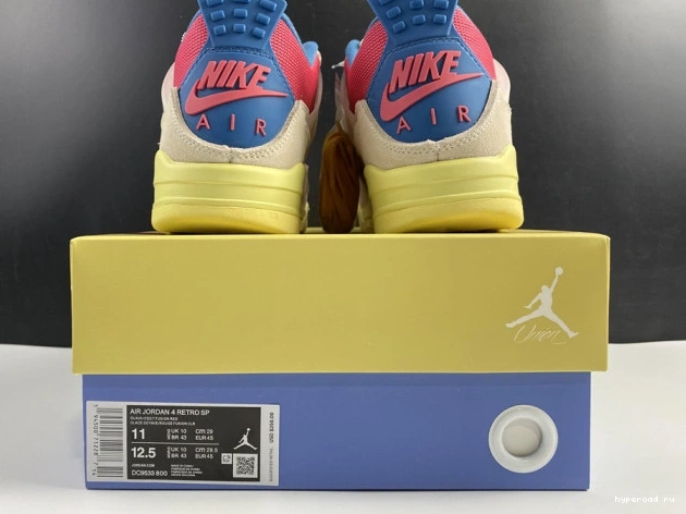 Union Retro Air Guava DC9533-800 Ice 4 Jordan 1101